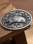 Wild Boar Vintage Belt Buckle for Men
