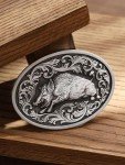 Wild Boar Vintage Belt Buckle for Men
