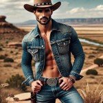 Vintage Western Flower & Snake Belt Buckle