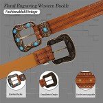 Turquoise Inlay Vintage Western Cowgirl Belt