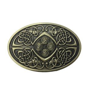 Irish Celtic Knots Vintage Bronze Belt Buckle