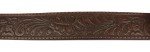 Vintage Leather Belt Strap with Western Embossing