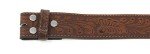 Vintage Leather Belt Strap with Western Embossing