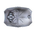 Vintage Turquoise Western Cowboy Belt Buckle