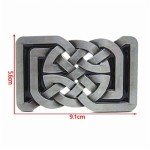 Vintage Keltic Knot Belt Buckle - Square Design