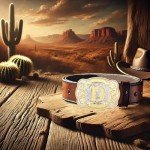 Vintage Western Rodeo Initial Letter Belt Buckle