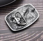Vintage America's Freedom Eagle Belt Buckle