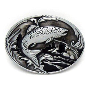 Men's Vintage Western Fish Belt Buckle