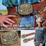 Vintage American Flag Cowboy Belt Buckle