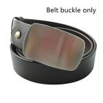 Vintage Solid Alloy Plate Belt Buckle 1.5