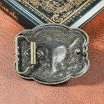 Long Horn Bull Vintage Belt Buckle for All