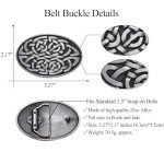 Celtic Knot Vintage Cowboy Belt Buckle