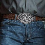 Celtic Knot Vintage Cowboy Belt Buckle