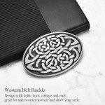 Celtic Knot Vintage Cowboy Belt Buckle