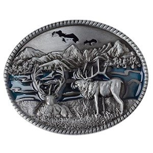 Vintage Longcreek Deer Head Belt Buckle