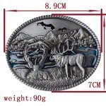 Vintage Longcreek Deer Head Belt Buckle
