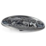 Vintage Longcreek Deer Head Belt Buckle