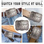 Texas Bull Skull Western Cowboy Belt Buckle