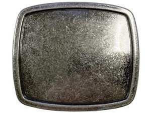 Antique Silver Vintage Rectangular Belt Buckle