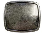 Antique Silver Vintage Rectangular Belt Buckle