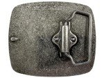 Antique Silver Vintage Rectangular Belt Buckle