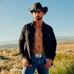 West Style Vintage Bison Rectangle Belt Buckle