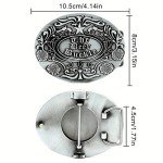 Vintage Silver Beer Holder Belt Buckle for Men