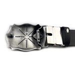 Vintage Cowboy Bull Head Belt Buckle (Silver)