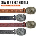 Vintage Don't Tread On Me Cowboy Belt Buckle