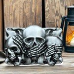 Skull Western Cowboy Vintage Belt Buckle