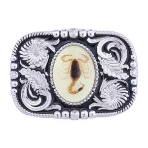 Vintage Western Cowboy Scorpion Belt Buckle