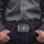 Turquoise Western Cowboy Cowgirl Vintage Belt Buckle