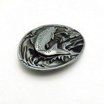 Men's Vintage Western Fish Belt Buckle
