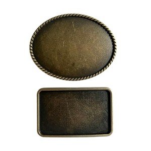 Vintage Classic Rope Belt Buckles - 2 Pack