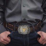 Long Horn Bull Vintage Western Belt Buckle