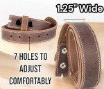 Classic Vintage One-Piece Leather Belt with Snaps