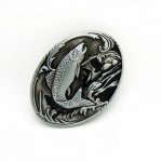 Men's Vintage Western Fish Belt Buckle