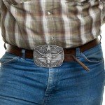 Vintage Cowboy Longhorn Bull Belt Buckle
