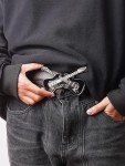 Western Double Guitar Vintage Belt Buckle