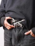 Western Double Guitar Vintage Belt Buckle