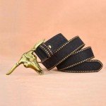 Vintage Cowboy Bullhead Belt Buckle for Men