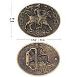 Bronze Vintage Cowboy Rodeo Belt Buckle