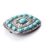 Turquoise Vintage Western Belt Buckle for Women