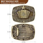 Vintage Western Belt Buckle - Cowboy & Cowgirl