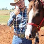 Vintage Western Belt Buckle - Cowboy & Cowgirl