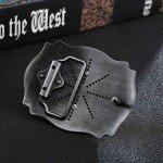 Long Horn Bull Vintage Western Belt Buckle