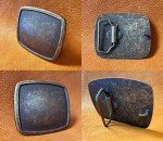 Rectangular Vintage Belt Buckle for 1-1/2" Straps