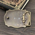 Custom Vintage Cowboy Initial Belt Buckle (A)