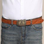 Custom Vintage Cowboy Initial Belt Buckle (A)