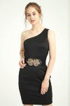 Elegant Vintage Leaf Buckle Wide Stretch Belt